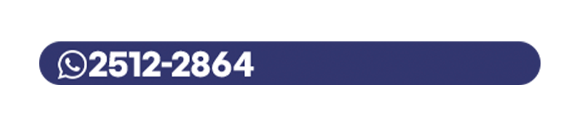 WhatsApp contact banner displaying the number 2512-2864 on a dark blue gradient background with the WhatsApp icon